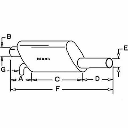 AFTERMARKET Fits Allis Chalmers Muffler w/ Aspirator AC 8550 4W305 70259460